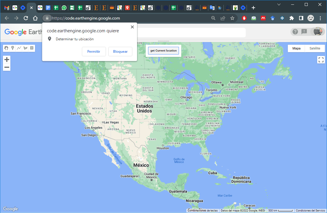 Obtener la ubicación del usuario en GEE / Automatically Taking User Location in GEE UIs